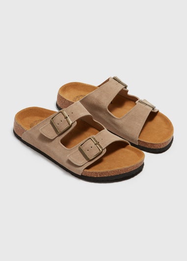 Stone Suede Cactus Sandals