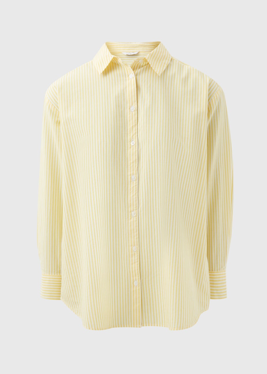 Yellow Stripe Cotton Shirt