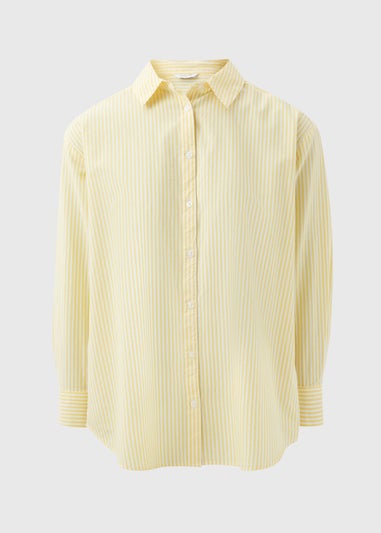 Yellow Stripe Cotton Shirt
