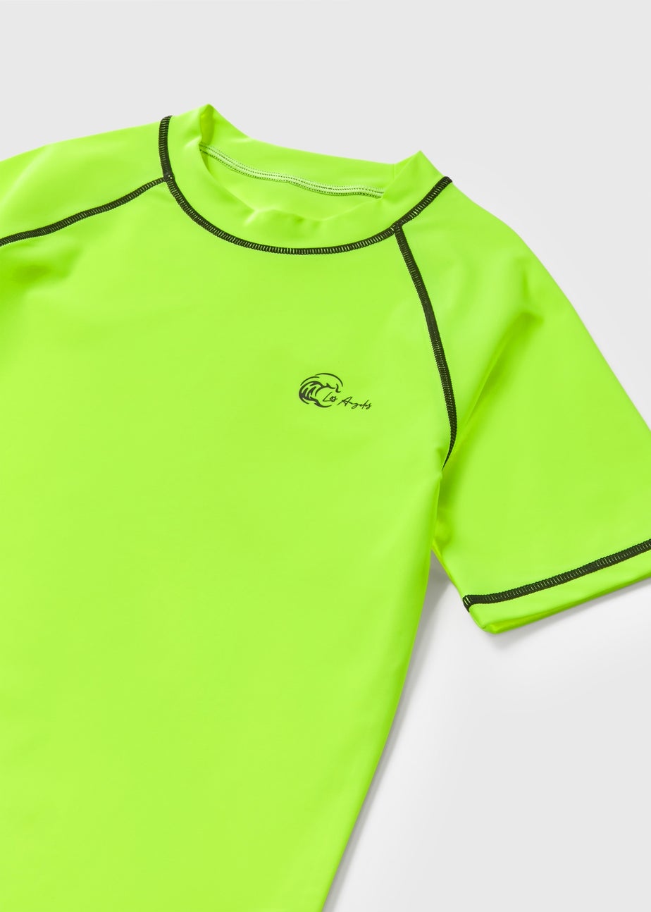 Boys Green Swim Shirt (6-13yrs)