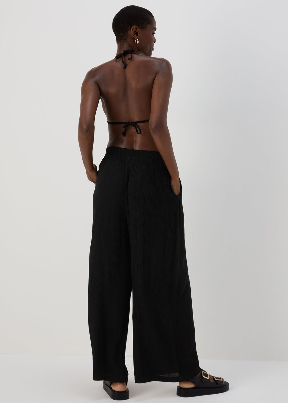Black Wide Leg Trousers