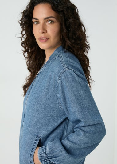 Denim Bomber Jacket