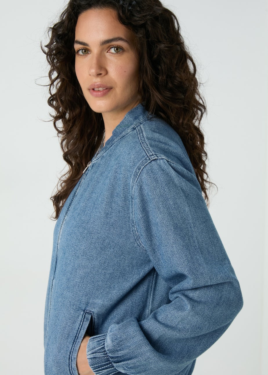 Denim Bomber Jacket