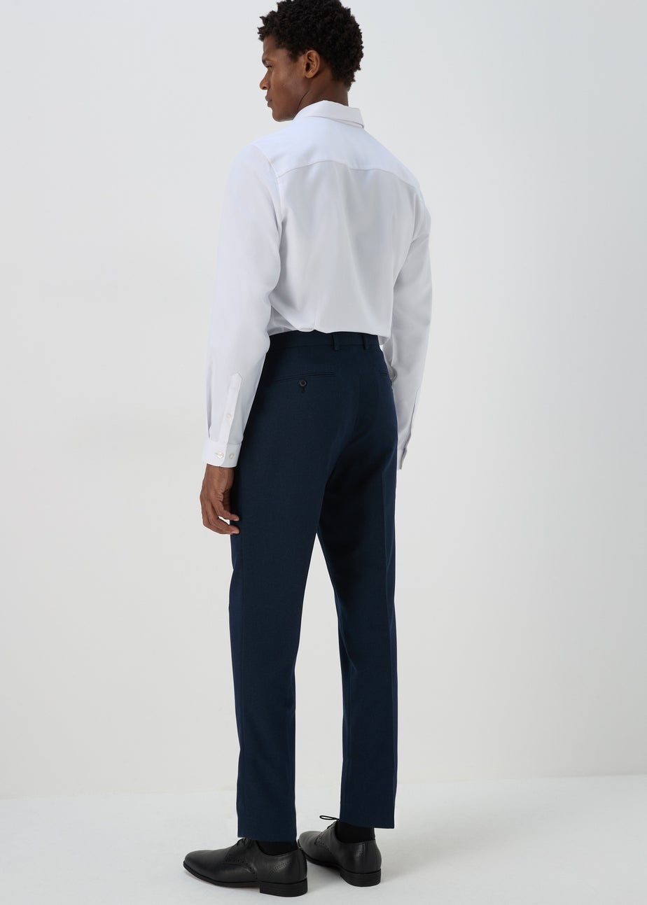 Taylor & Wright Albarn Navy Tailored Fit Trousers