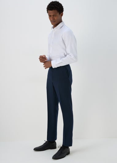 Taylor & Wright Albarn Navy Tailored Fit Trousers