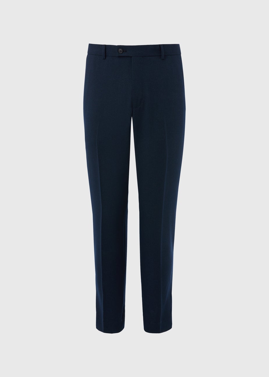 Taylor & Wright Albarn Navy Tailored Fit Trousers