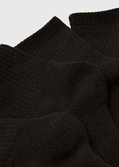 Boys 5 Pack Black Sports Socks (Younger 6-Older 6.5)