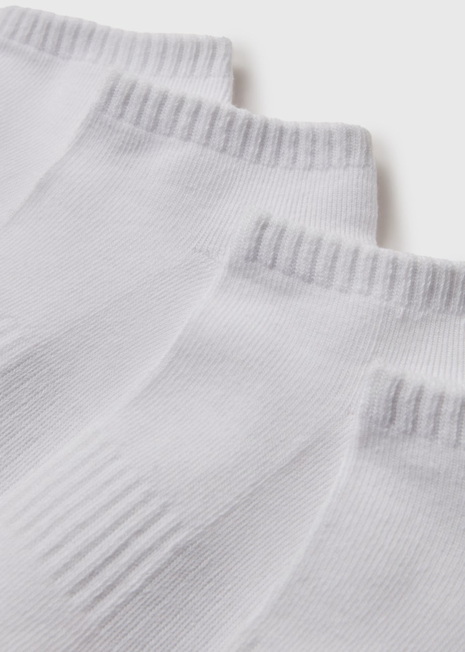5 Pack White Trainer Socks (Younger 6-Older 5.5)