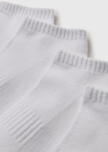 5 Pack White Trainer Socks (Younger 6-Older 5.5)