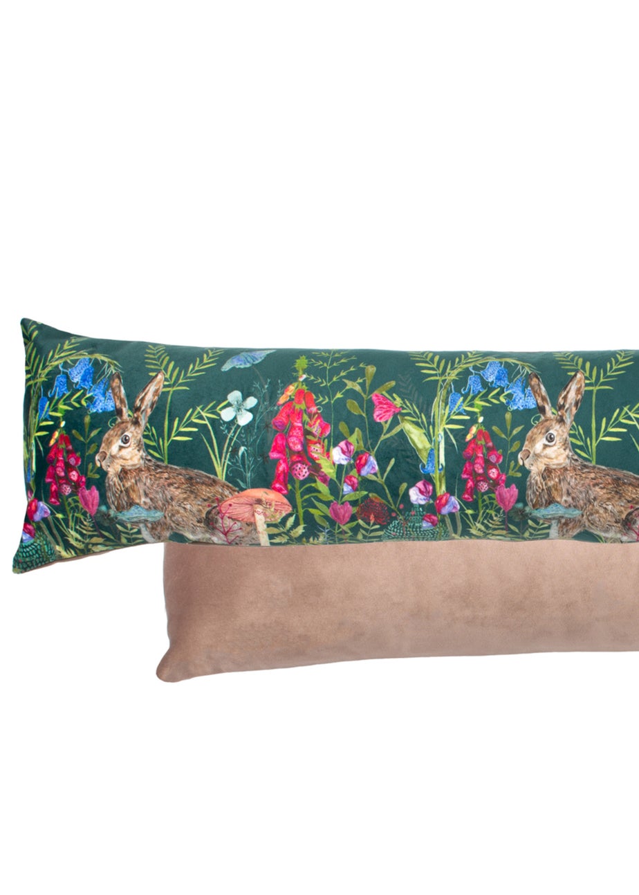 Wylder Nature Willow Hare Velvet Draught Excluder (92cm x 20cm)