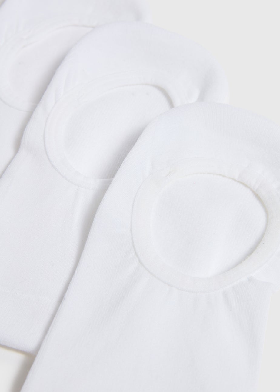 3 Pack White Footsies