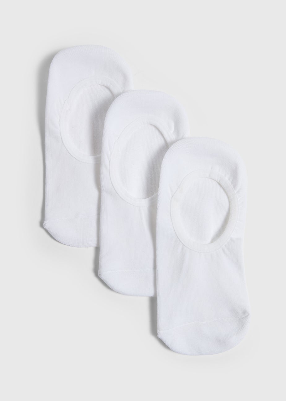 3 Pack White Footsies