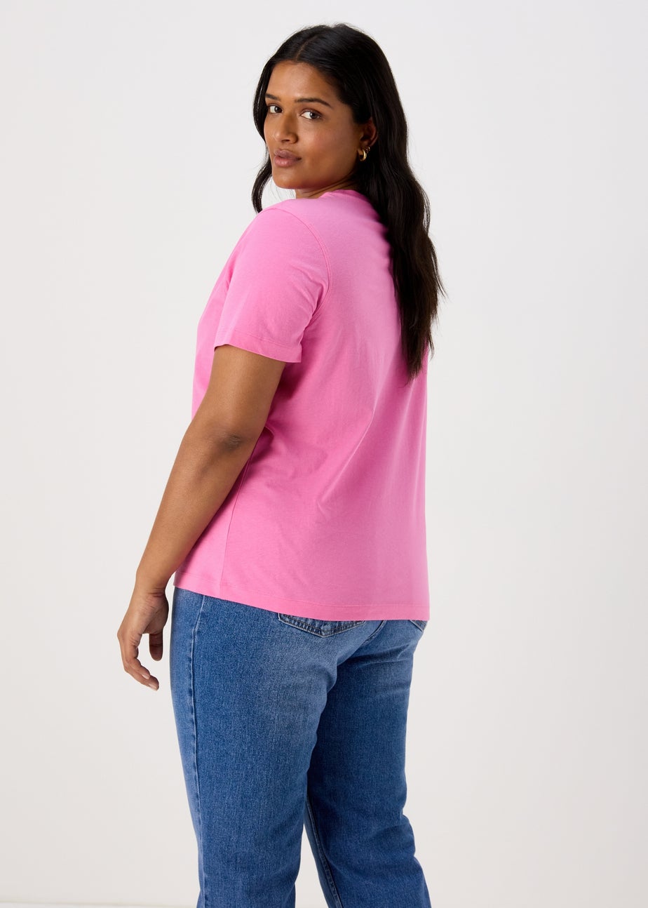 Pink Plain T-Shirt