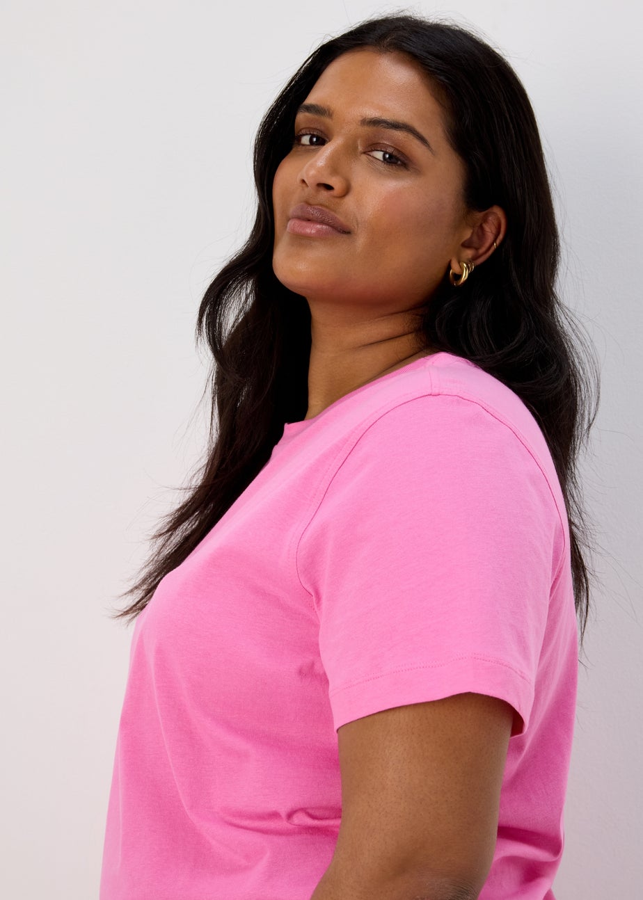 Pink Plain T-Shirt