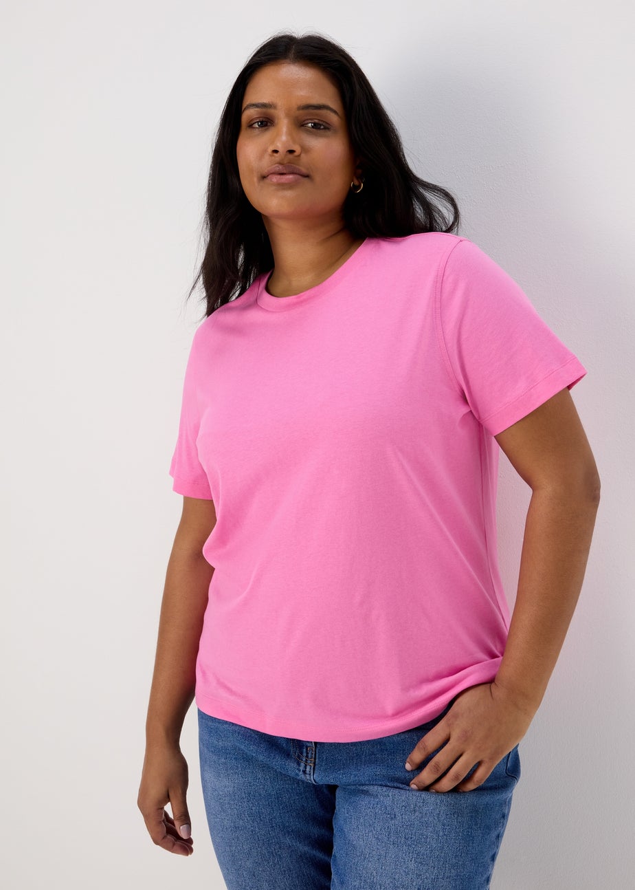Pink Plain T-Shirt