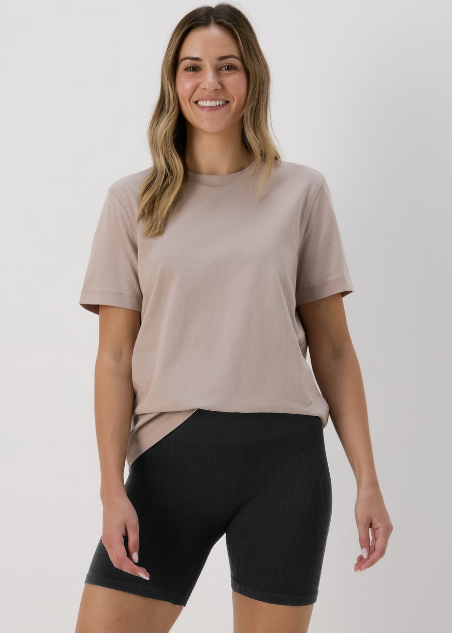 Black Seamless Cycling Shorts