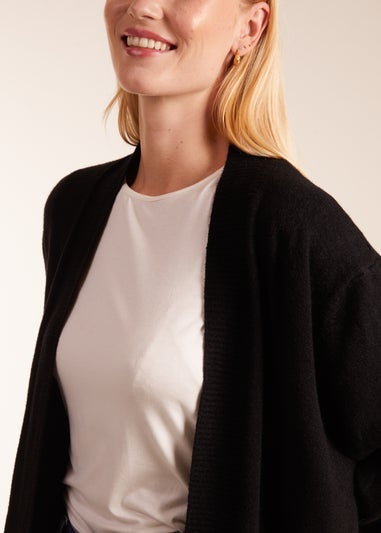 Blue Vanilla Black Midi Length Cardigan