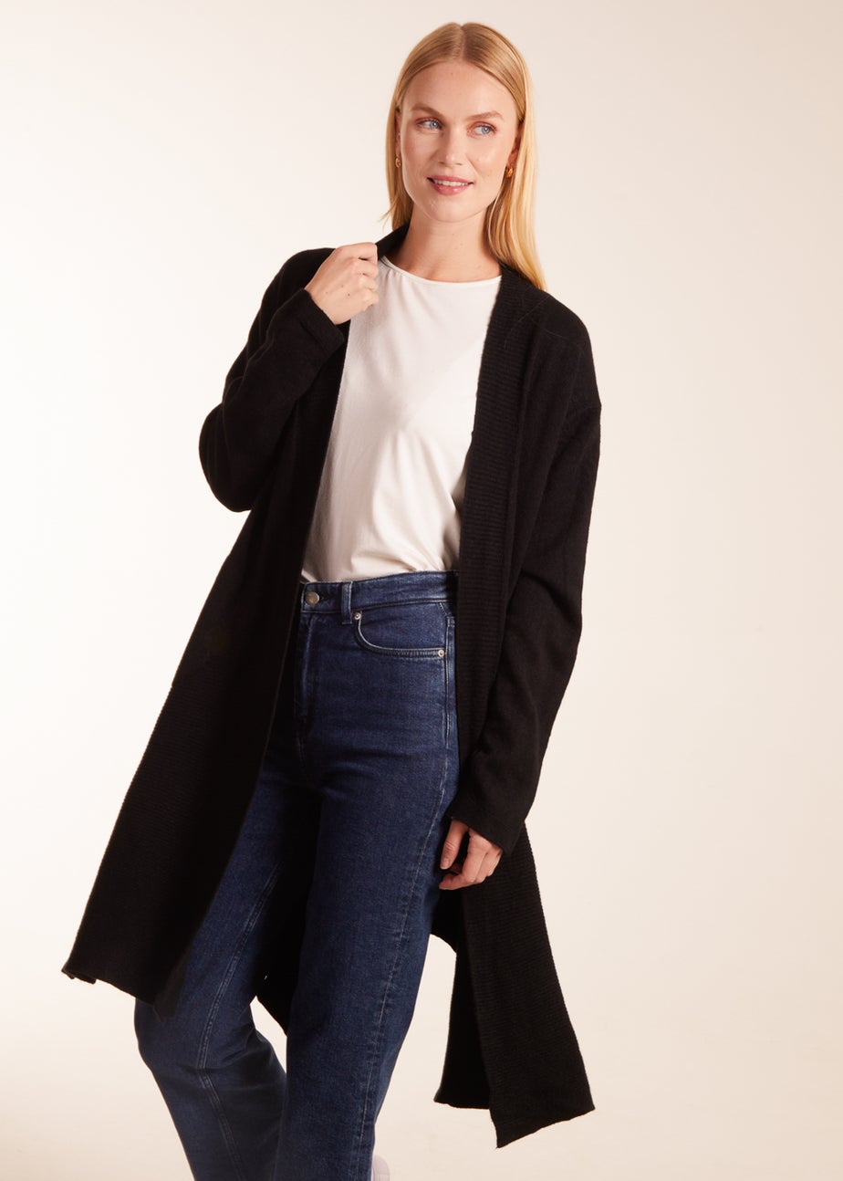 Blue Vanilla Black Midi Length Cardigan