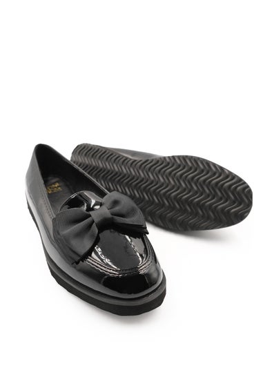 Where's That From Black Patent Pu Alpha Slip On Loafer