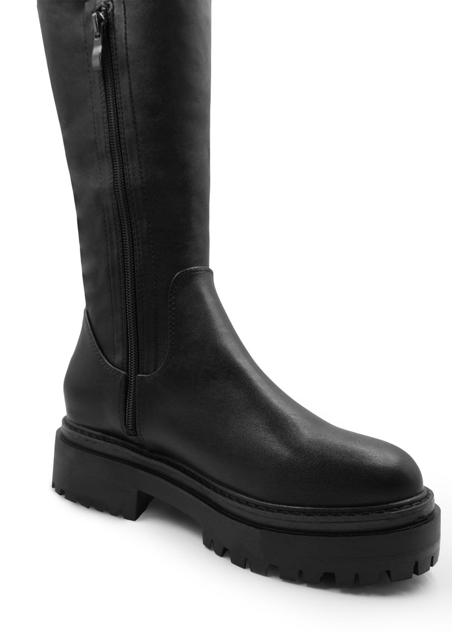 Where's That From Black Dawn Over The Knee Boots