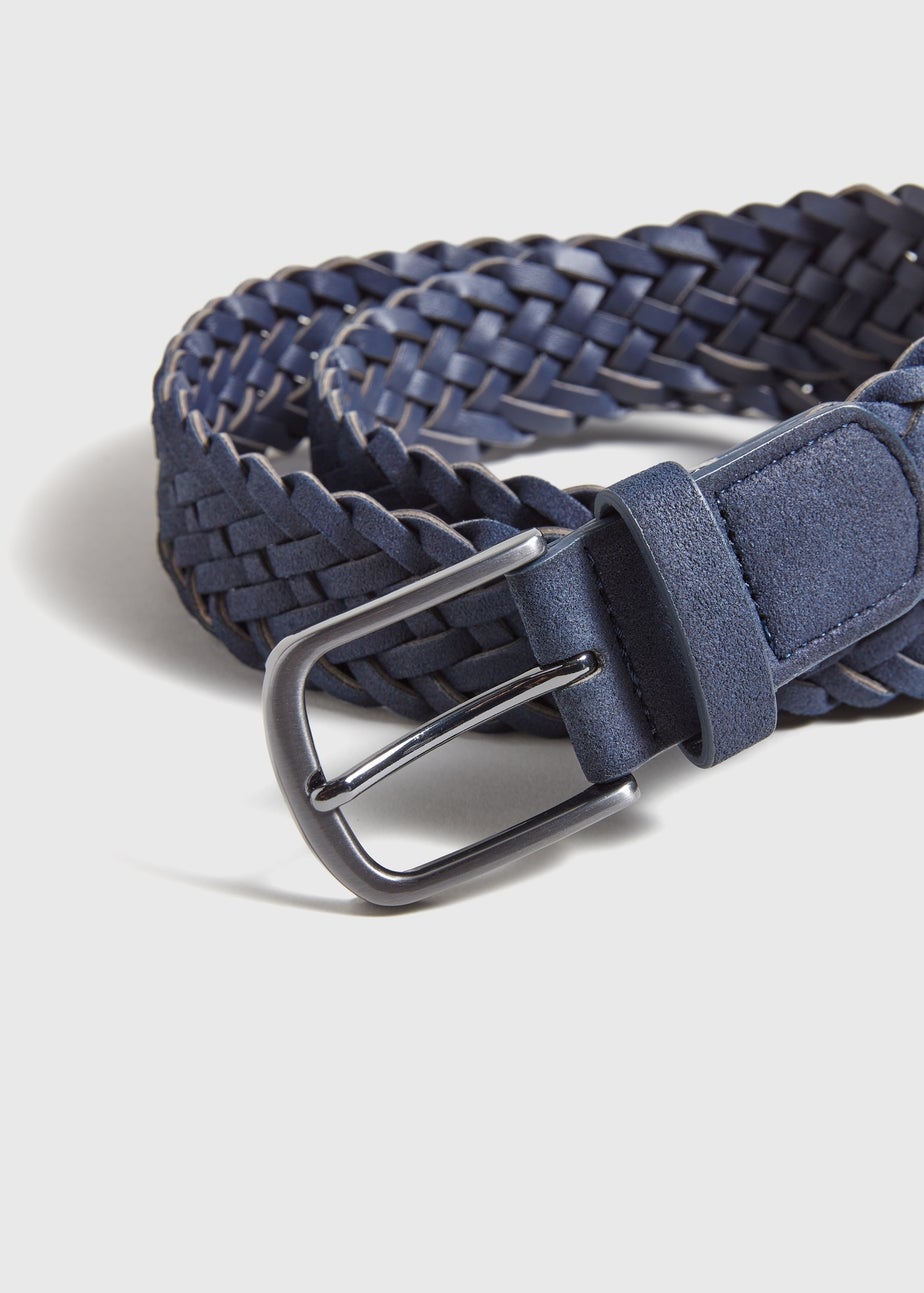 Blue Plait Belt