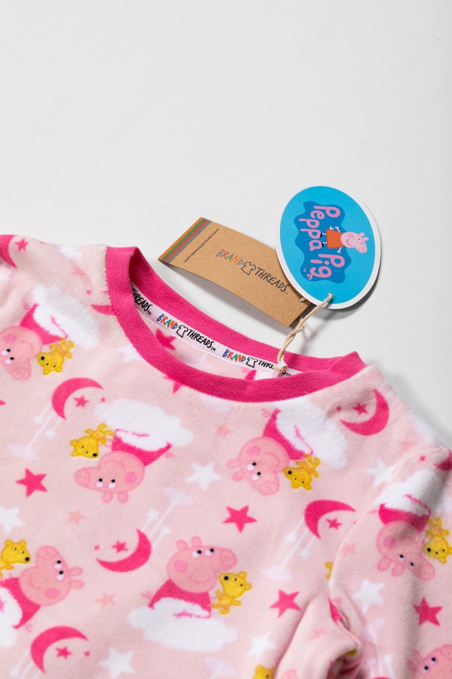 Brand Threads Kids' Peppa Pig Fleece Pyjama Set