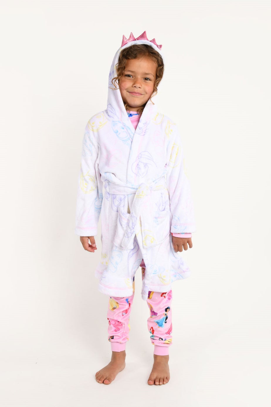 Brand Threads Kids' Disney Princess Dressing Gown