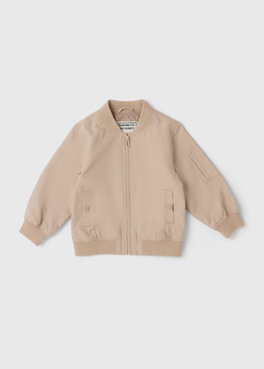 Boys Stone Bomber Jacket (1-7yrs)