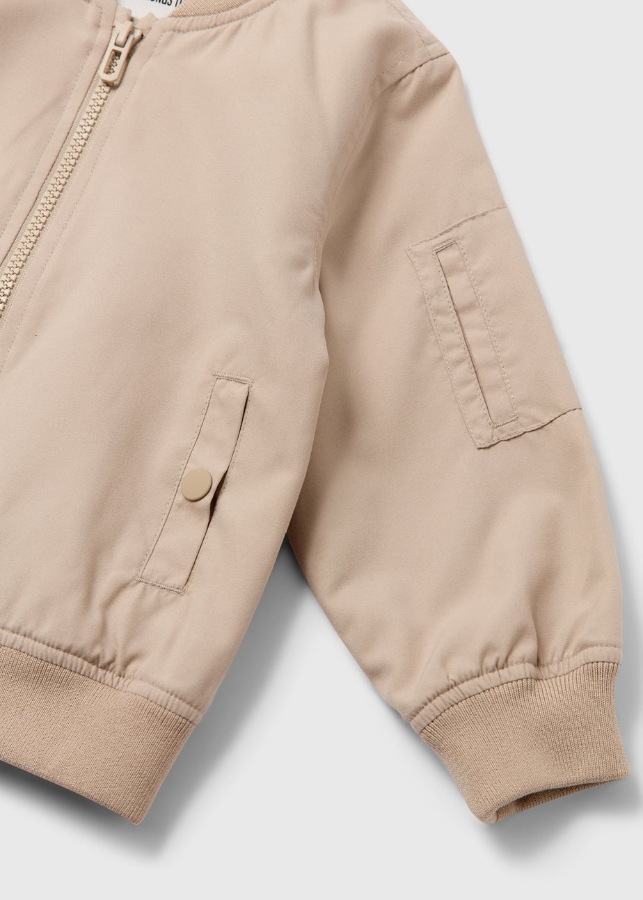 Boys Stone Bomber Jacket (1-7yrs)