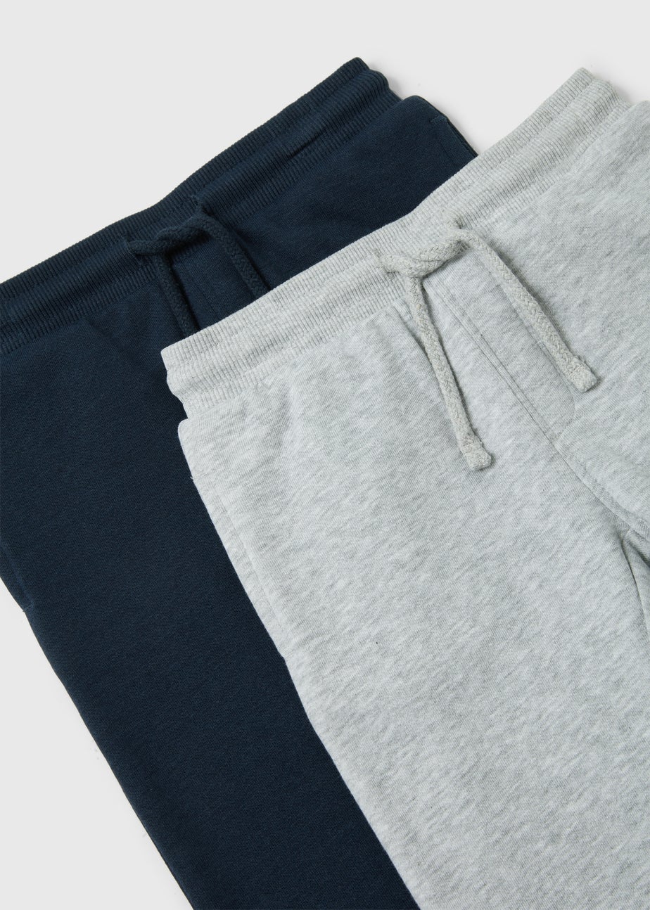 2 Pack Boys Navy & Grey Joggers (1-7yrs)