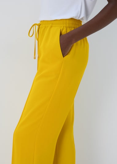 Et Vous Yellow Wide Leg Trousers