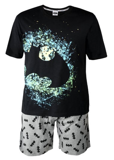 Brand Threads Batman Shorty Pyjama Set
