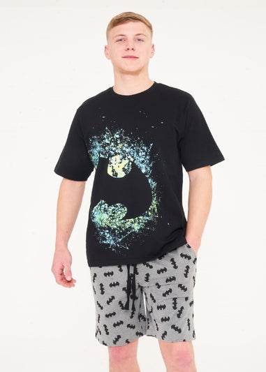 Brand Threads Batman Shorty Pyjama Set