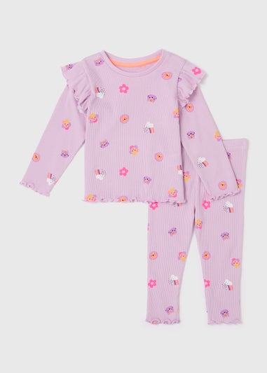 Lilac Animal Pyjamas