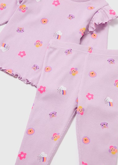 Lilac Animal Pyjamas