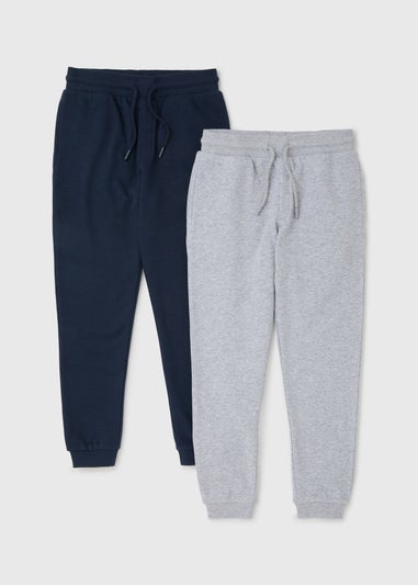 Boys Grey & Navy Joggers Set (7-13yrs)