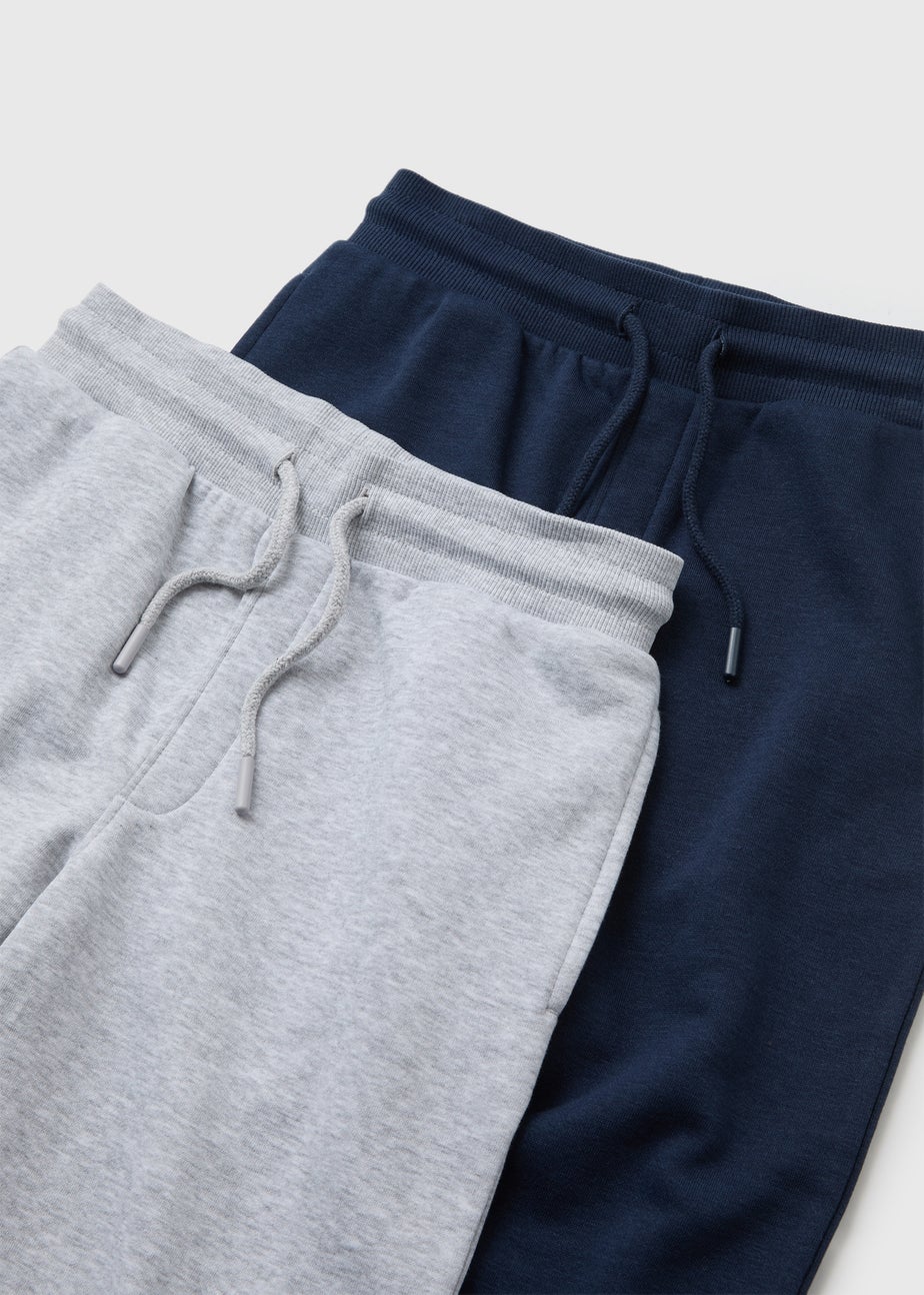 Boys Grey & Navy Joggers Set (7-13yrs)