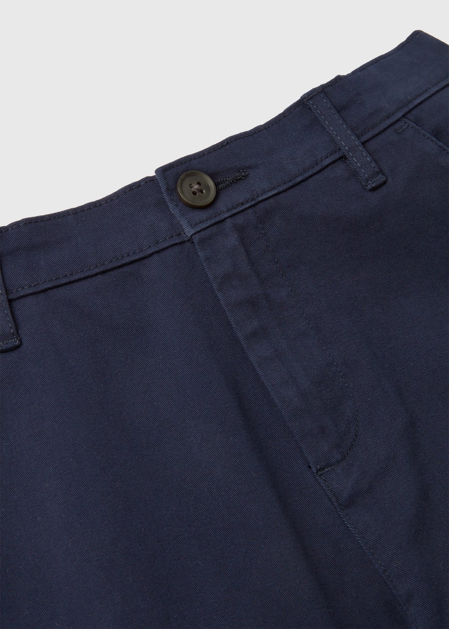 Boys Navy Chinos (7-13yrs)