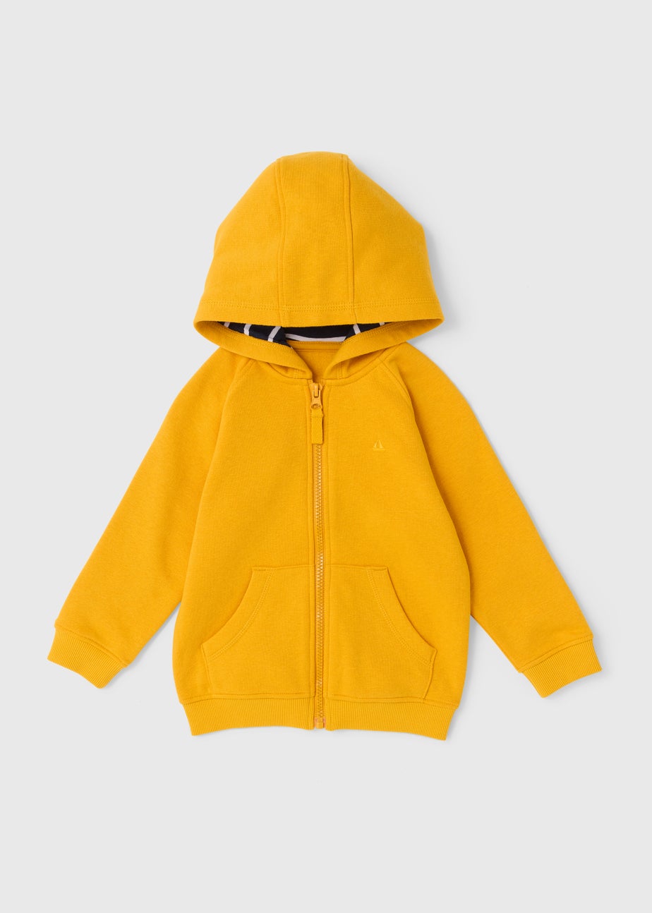 Boys Ochre Zip Up Hoodie (1-7yrs)