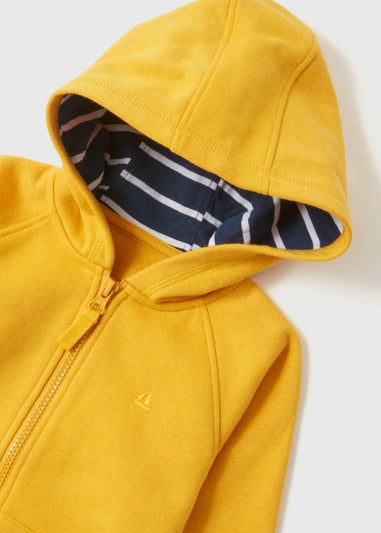 Boys Ochre Zip Up Hoodie (1-7yrs)