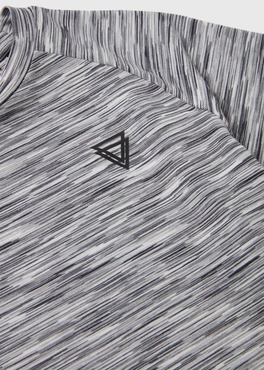 Boys Grey Space Dye T-Shirt (7-13yrs)