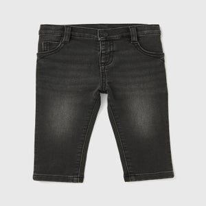 Boys Black Knitted Skinny Jeans (1-7yrs)