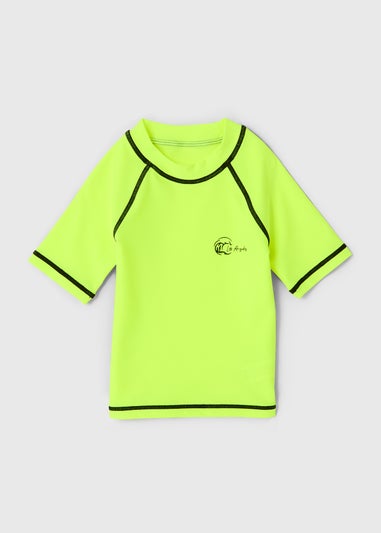 Boys Lime Swim Shirt (1-6yrs)
