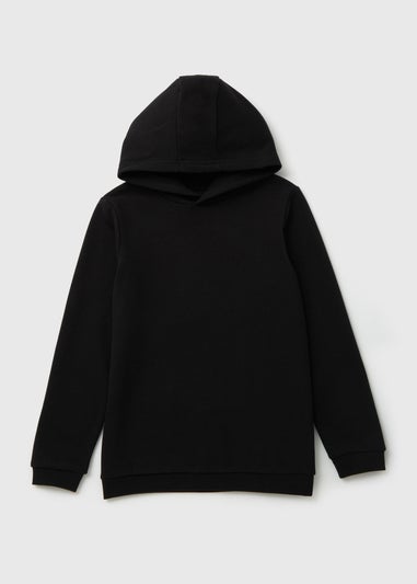Boys Black Hoodie (7-13yrs)