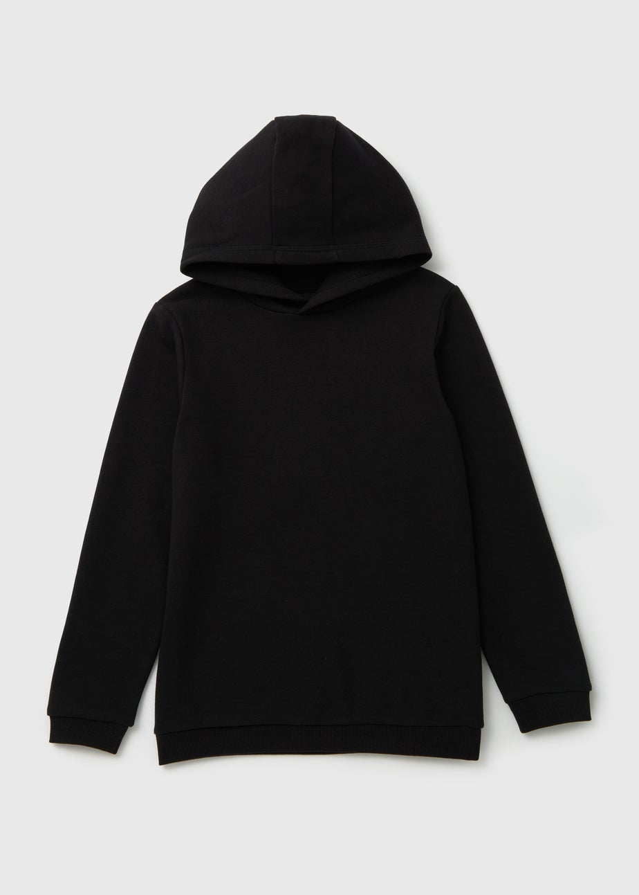 Boys Black Hoodie (7-13yrs)