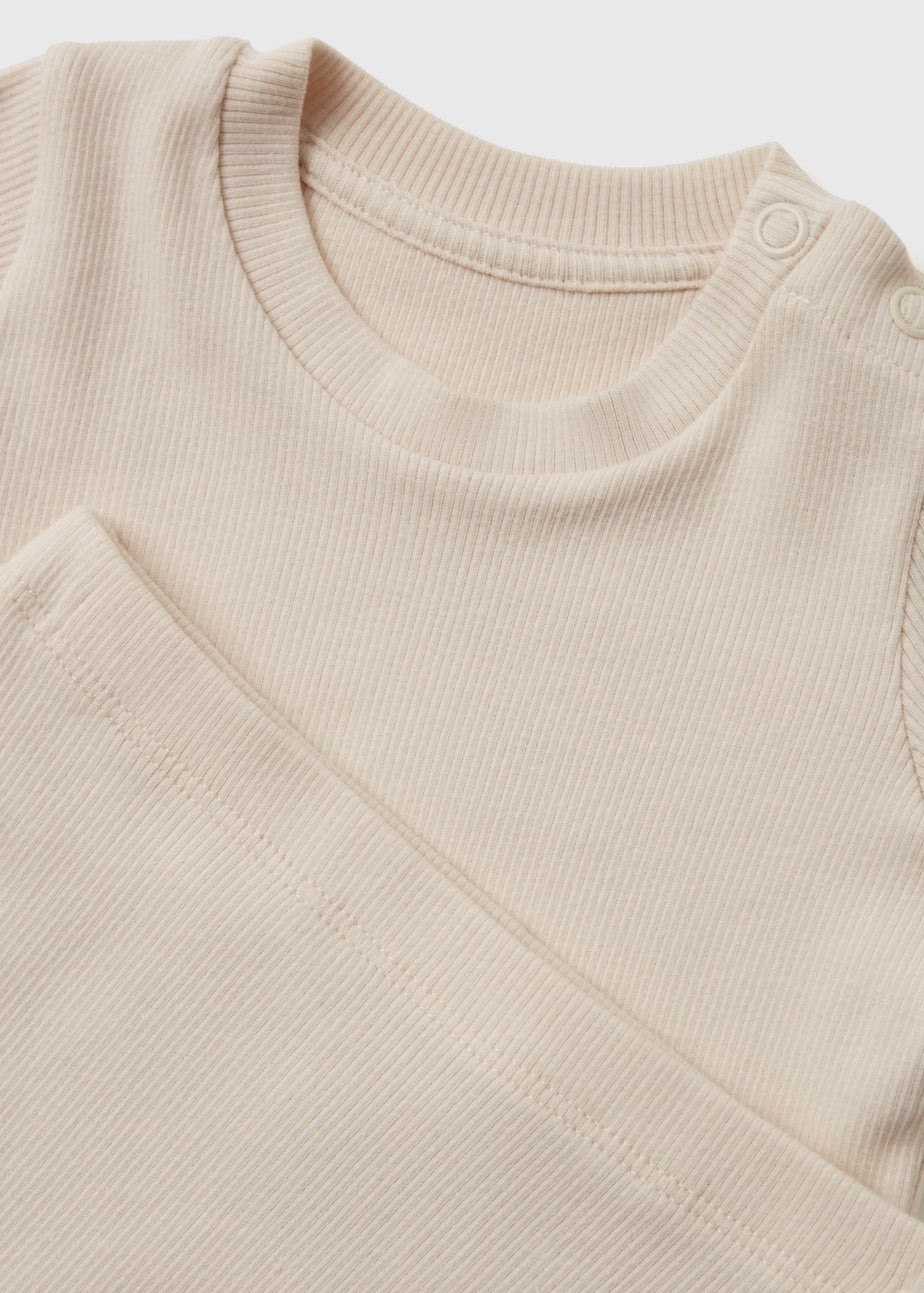 Baby Stone Rib Long Sleeve Set (Newborn-23mths)