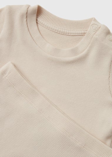 Baby Stone Rib Long Sleeve Set (Newborn-23mths)