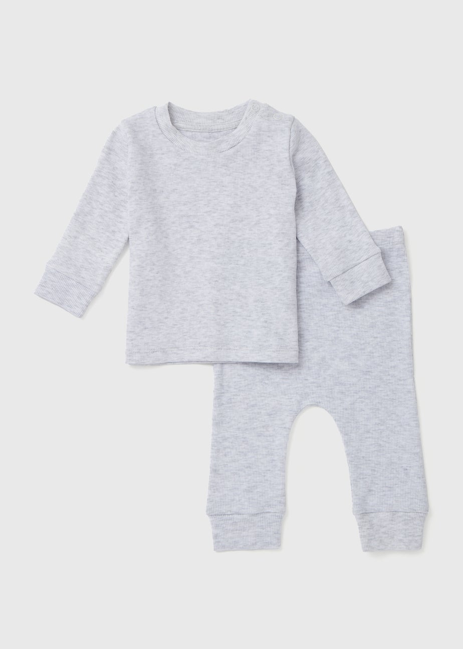 Baby Grey Top and Joggers Set (Newborn-23mths)