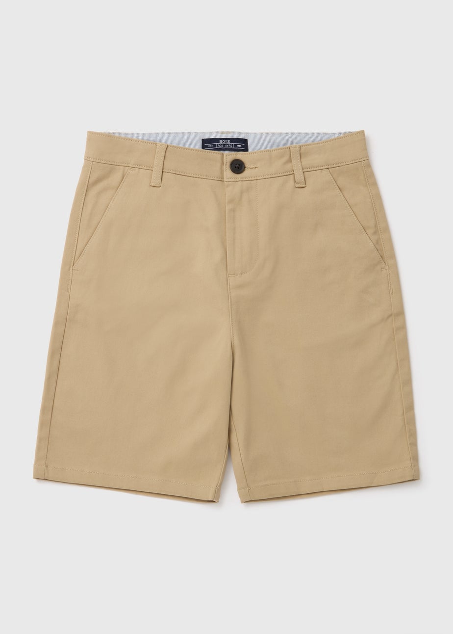 Boys Stone Chino Shorts (7-13yrs)