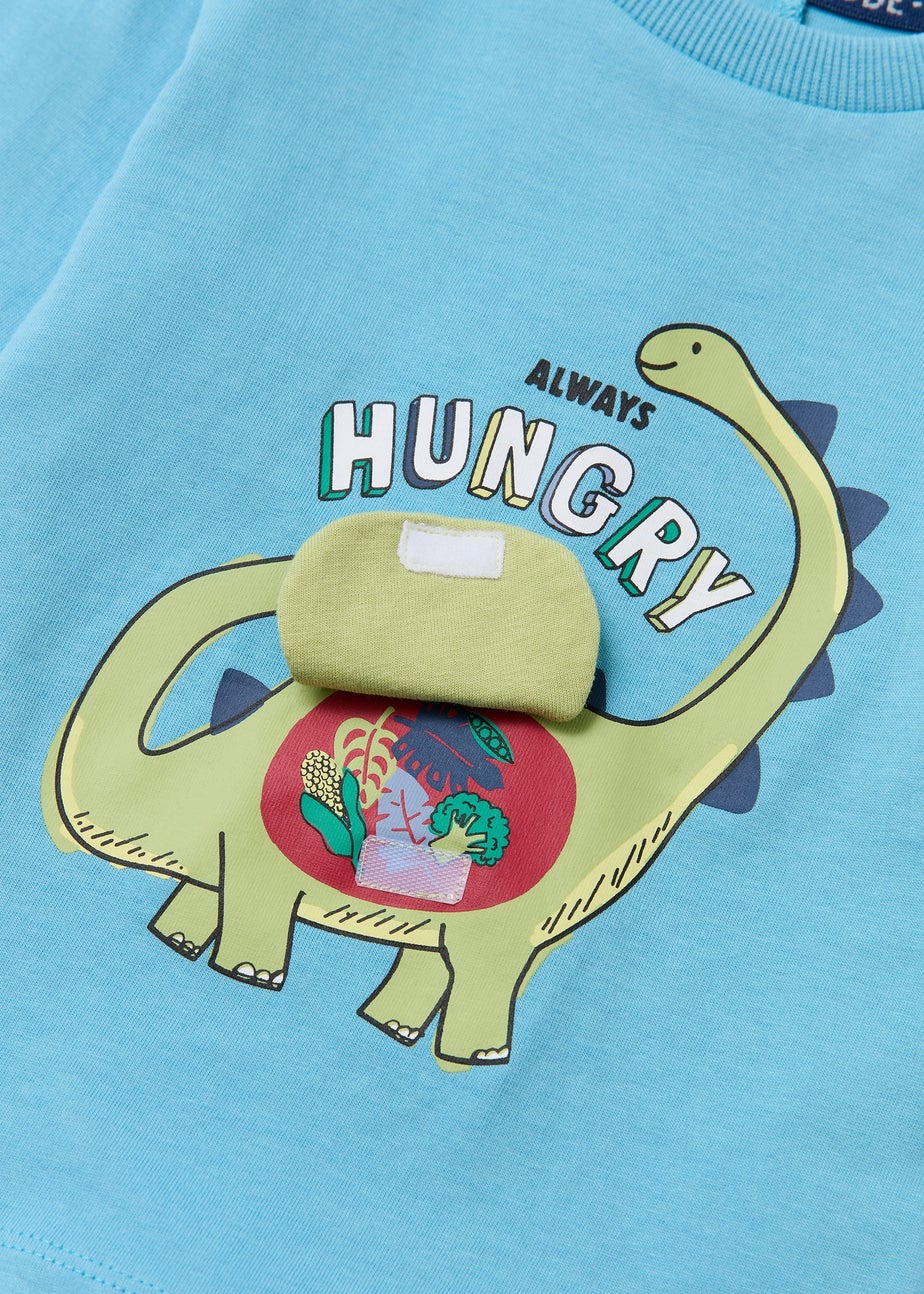Boys Blue Dino Long Sleeve T-Shirt (1-7yrs)